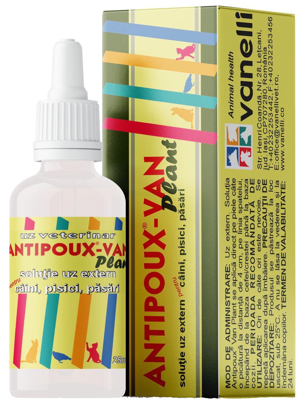 Solutie uleioasa Antipoux Van Plant