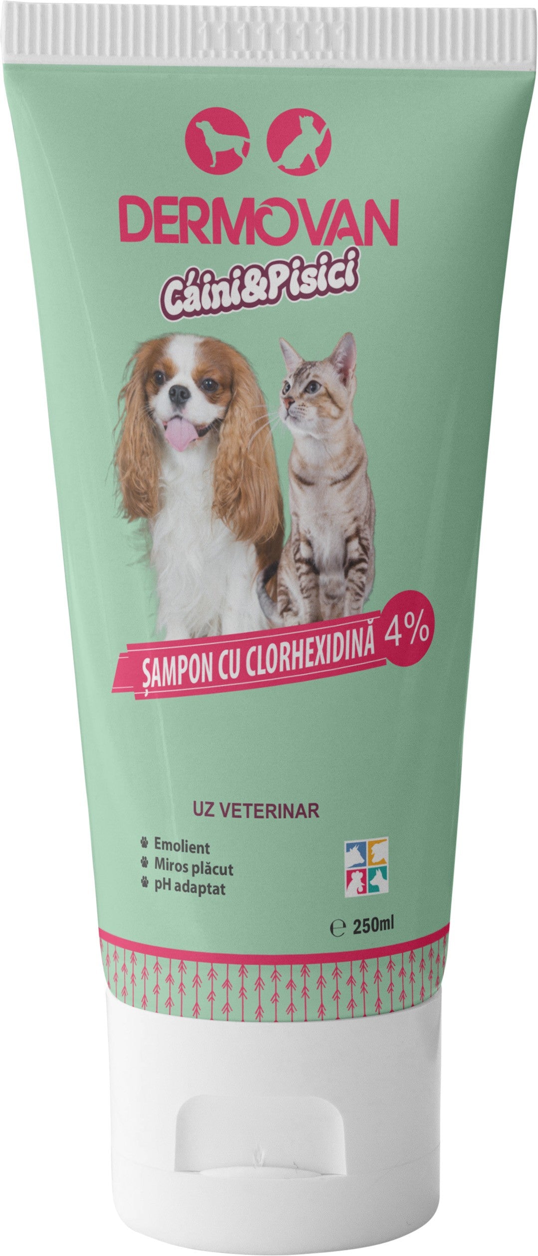 Sampon Dermovan cu clorhexidină 4%